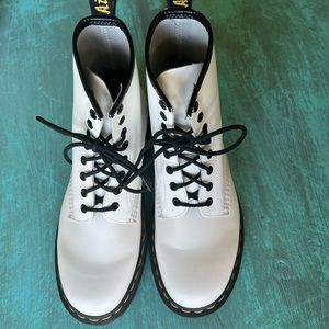 White Dr. Martens